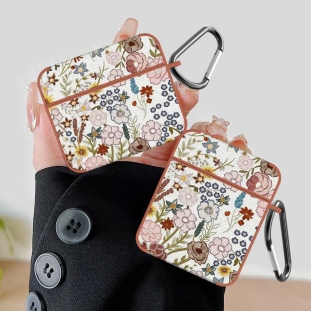 Fresh‎ Flowers PU LeatherCase For AirPods